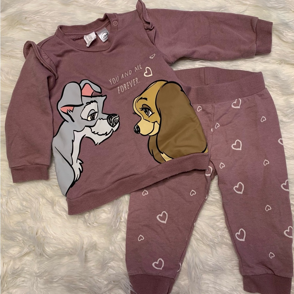 Size 12 months Disney H&M Set